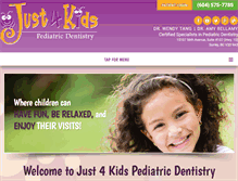 Tablet Screenshot of j4kdentistry.com